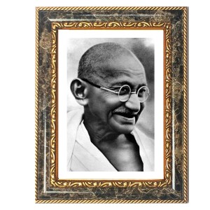 Mahatma Gandhi Decorative Photo Frame With White Mount | Premium Wall & Tabletop Picture Frame | Home, Office & Temple Decoration | 8x12 Inch (Pack Of 1) (F31359) Mahatma Gandhi Decorative Photo Frame With White Mount | Premium Wall & Tabletop Picture Frame | Home, Office & Temple Decoration | 8x12 Inch (Pack Of 1) (F31359)