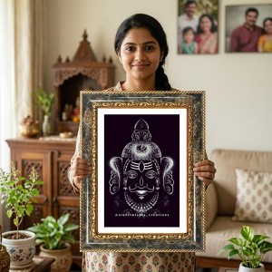 Vishnu Decorative Photo Frame With White Mount | Premium Wall & Tabletop Picture Frame | Home, Office & Temple Decoration | 12x16 Inch (Pack Of 1) (F31439) Vishnu Decorative Photo Frame With White Mount | Premium Wall & Tabletop Picture Frame | Home, Office & Temple Decoration | 12x16 Inch (Pack Of 1) (F31439)