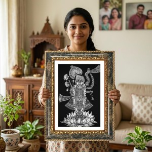 Peony Flower Painting Decorative Photo Frame With White Mount | Premium Wall & Tabletop Picture Frame | Home, Office & Temple Decoration | 8x12 Inch (Pack Of 1) (F32382) Peony Flower Painting Decorative Photo Frame With White Mount | Premium Wall & Tabletop Picture Frame | Home, Office & Temple Decoration | 8x12 Inch (Pack Of 1) (F32382)
