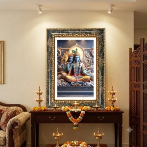 Krishna Decorative Photo Frame With White Mount | Premium Wall & Tabletop Picture Frame | Home, Office & Temple Decoration | 10x14 Inch (Pack Of 1) (F31574) Krishna Decorative Photo Frame With White Mount | Premium Wall & Tabletop Picture Frame | Home, Office & Temple Decoration | 10x14 Inch (Pack Of 1) (F31574)