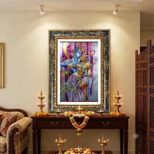 Radhaa Krishna Decorative Photo Frame With White Mount | Premium Wall & Tabletop Picture Frame | Home, Office & Temple Decoration | 8x12 Inch (Pack Of 1) (F31552) Radhaa Krishna Decorative Photo Frame With White Mount | Premium Wall & Tabletop Picture Frame | Home, Office & Temple Decoration | 8x12 Inch (Pack Of 1) (F31552)