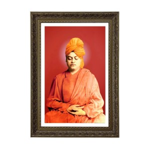 Swami Vivekananda Big Photo Frame - 20x28 Inches For Home,Temple & Office Decoration (F11076)