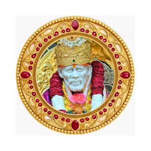 Sai Baba of Shirdi Fridge Magnet Wooden | Glossy Sublimation Print | 4x4 Inch | Strong Magnet Back | Decorative Magnet for Fridge, Almirah & Temple Decor (F23722) Sai Baba of Shirdi Fridge Magnet Wooden | Glossy Sublimation Print | 4x4 Inch | Strong Magnet Back | Decorative Magnet for Fridge, Almirah & Temple Decor (F23722)