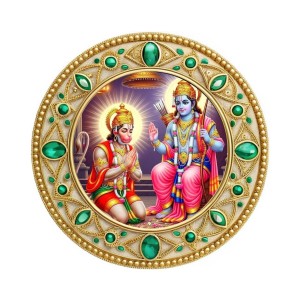 Lord Rama and Lord Hanuman Fridge Magnet Wooden | Glossy Sublimation Print | 4x4 Inch | Strong Magnet Back | Decorative Magnet for Fridge, Almirah & Temple Decor (F23772) Lord Rama and Lord Hanuman Fridge Magnet Wooden | Glossy Sublimation Print | 4x4 Inch | Strong Magnet Back | Decorative Magnet for Fridge, Almirah & Temple Decor (F23772)