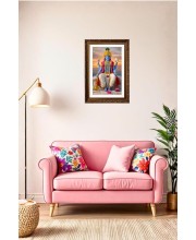 Vertical16X24 Inches Frame Big Photo Frame - 20x28 Inches For Home,Temple & Office Decoration (F10948)
