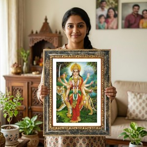 Rama Decorative Photo Frame With White Mount | Premium Wall & Tabletop Picture Frame | Home, Office & Temple Decoration | 12x16 Inch (Pack Of 1) (F32526) Rama Decorative Photo Frame With White Mount | Premium Wall & Tabletop Picture Frame | Home, Office & Temple Decoration | 12x16 Inch (Pack Of 1) (F32526)