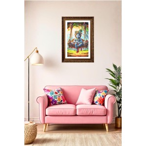 Vertical16X24 Inches Frame Big Photo Frame - 20x28 Inches For Home,Temple & Office Decoration (F10936)