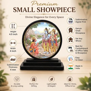 Car Dashboard Wooden Lord Ram, Lakshman & Hanuman Showpiece | 4 X 4.5 Inch Sublimation Printed Decorative Stand | 4 Mm MDF | Home Decor | Made in India (F33580) Car Dashboard Wooden Lord Ram, Lakshman & Hanuman Showpiece | 4 X 4.5 Inch Sublimation Printed Decorative Stand | 4 Mm MDF | Home Decor | Made in India (F33580)