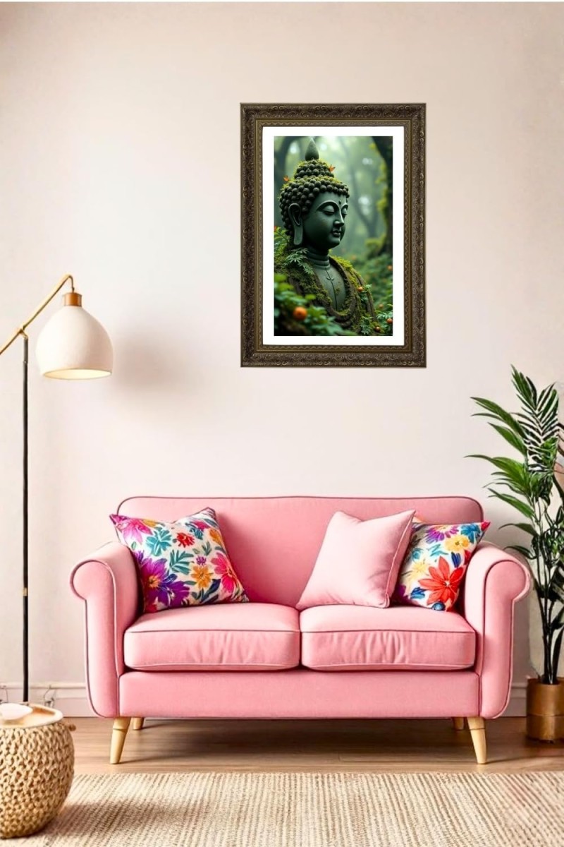 Vertical16X24 Inches Frame Big Photo Frame - 20x28 Inches For Home,Temple & Office Decoration (F10839)