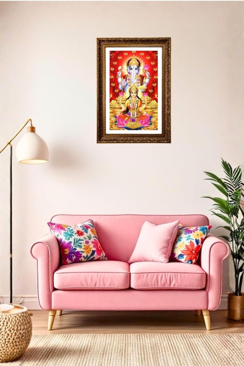 Vertical16X24 Inches Frame Big Photo Frame - 20x28 Inches For Home,Temple & Office Decoration (F10985)