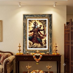 Rama Decorative Photo Frame With White Mount | Premium Wall & Tabletop Picture Frame | Home, Office & Temple Decoration | 8x12 Inch (Pack Of 1) (F32558) Rama Decorative Photo Frame With White Mount | Premium Wall & Tabletop Picture Frame | Home, Office & Temple Decoration | 8x12 Inch (Pack Of 1) (F32558)