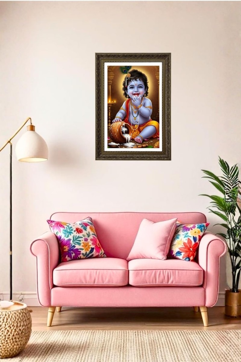 Vertical16X24 Inches Frame Big Photo Frame - 20x28 Inches For Home,Temple & Office Decoration (F10966)