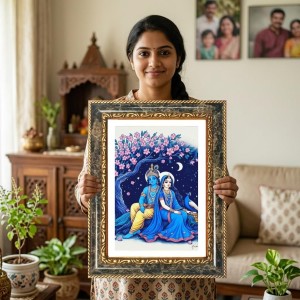Sri Bala Murugann Decorative Photo Frame With White Mount | Premium Wall & Tabletop Picture Frame | Home, Office & Temple Decoration | 12x16 Inch (Pack Of 1) (F31116) Sri Bala Murugann Decorative Photo Frame With White Mount | Premium Wall & Tabletop Picture Frame | Home, Office & Temple Decoration | 12x16 Inch (Pack Of 1) (F31116)