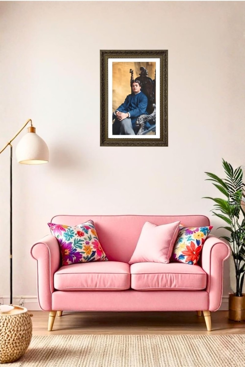 Vertical16X24 Inches Frame Big Photo Frame - 20x28 Inches For Home,Temple & Office Decoration (F10847)