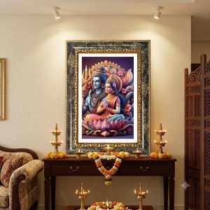 Sri Ramakrishna Paramahamsa Decorative Photo Frame With White Mount | Premium Wall & Tabletop Picture Frame | Home, Office & Temple Decoration | 12x16 Inch (Pack Of 1) (F33218) Sri Ramakrishna Paramahamsa Decorative Photo Frame With White Mount | Premium Wall & Tabletop Picture Frame | Home, Office & Temple Decoration | 12x16 Inch (Pack Of 1) (F33218)