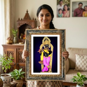 Saraswati Decorative Photo Frame With White Mount | Premium Wall & Tabletop Picture Frame | Home, Office & Temple Decoration | 12x16 Inch (Pack Of 1) (F31608) Saraswati Decorative Photo Frame With White Mount | Premium Wall & Tabletop Picture Frame | Home, Office & Temple Decoration | 12x16 Inch (Pack Of 1) (F31608)