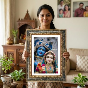 Shiva Family Decorative Photo Frame With White Mount | Premium Wall & Tabletop Picture Frame | Home, Office & Temple Decoration | 12x16 Inch (Pack Of 1) (F31179) Shiva Family Decorative Photo Frame With White Mount | Premium Wall & Tabletop Picture Frame | Home, Office & Temple Decoration | 12x16 Inch (Pack Of 1) (F31179)