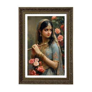 Radhaa Rani Big Photo Frame - 20x28 Inches For Home,Temple & Office Decoration (F11065)