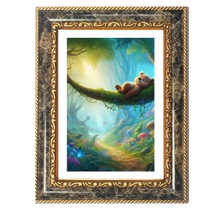 Theodore The Teddy Bear Decorative Photo Frame With White Mount | Premium Wall & Tabletop Picture Frame | Home, Office & Temple Decoration | 10x14 Inch (Pack Of 1) (F31170) Theodore The Teddy Bear Decorative Photo Frame With White Mount | Premium Wall & Tabletop Picture Frame | Home, Office & Temple Decoration | 10x14 Inch (Pack Of 1) (F31170)