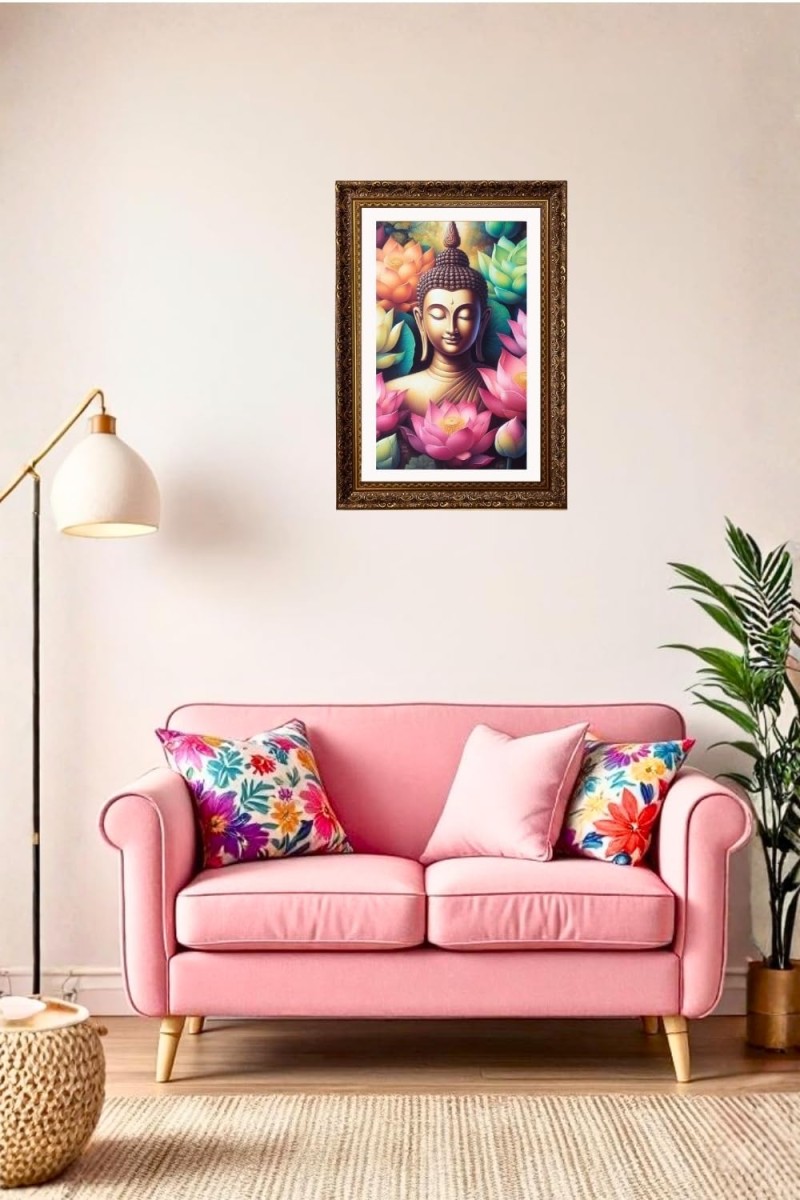 Vertical16X24 Inches Frame Big Photo Frame - 20x28 Inches For Home,Temple & Office Decoration (F10920)