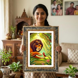 Vishnu Decorative Photo Frame With White Mount | Premium Wall & Tabletop Picture Frame | Home, Office & Temple Decoration | 12x16 Inch (Pack Of 1) (F32610) Vishnu Decorative Photo Frame With White Mount | Premium Wall & Tabletop Picture Frame | Home, Office & Temple Decoration | 12x16 Inch (Pack Of 1) (F32610)