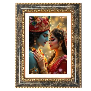 Radhaa Krishna Decorative Photo Frame With White Mount | Premium Wall & Tabletop Picture Frame | Home, Office & Temple Decoration | 12x16 Inch (Pack Of 1) (F31502) Radhaa Krishna Decorative Photo Frame With White Mount | Premium Wall & Tabletop Picture Frame | Home, Office & Temple Decoration | 12x16 Inch (Pack Of 1) (F31502)