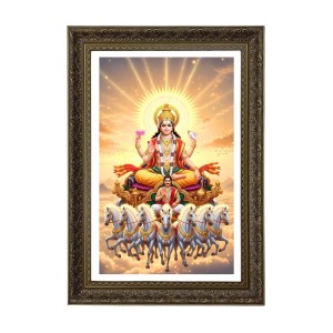 Surya Big Photo Frame - 20x28 Inches For Home,Temple & Office Decoration (F11091)