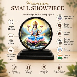 Car Dashboard Wooden Goddess Ganga Goddess Showpiece | 4 X 4.5 Inch Sublimation Printed Decorative Stand | 4 Mm MDF | Home Decor | Made in India (F33668) Car Dashboard Wooden Goddess Ganga Goddess Showpiece | 4 X 4.5 Inch Sublimation Printed Decorative Stand | 4 Mm MDF | Home Decor | Made in India (F33668)