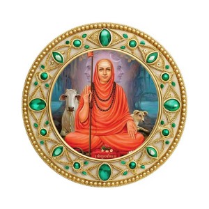 Sripada Srivallabha Fridge Magnet Wooden | Glossy Sublimation Print | 4x4 Inch | Strong Magnet Back | Decorative Magnet for Fridge, Almirah & Temple Decor (F23776) Sripada Srivallabha Fridge Magnet Wooden | Glossy Sublimation Print | 4x4 Inch | Strong Magnet Back | Decorative Magnet for Fridge, Almirah & Temple Decor (F23776)