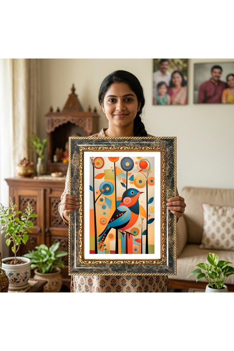 Quote Decorative Photo Frame With White Mount | Premium Wall & Tabletop Picture Frame | Home, Office & Temple Decoration | 12x16 Inch (Pack Of 1) (F31465)