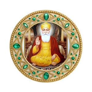 Guru Nanak Dev Ji Fridge Magnet Wooden | Glossy Sublimation Print | 4x4 Inch | Strong Magnet Back | Decorative Magnet for Fridge, Almirah & Temple Decor (F23789) Guru Nanak Dev Ji Fridge Magnet Wooden | Glossy Sublimation Print | 4x4 Inch | Strong Magnet Back | Decorative Magnet for Fridge, Almirah & Temple Decor (F23789)
