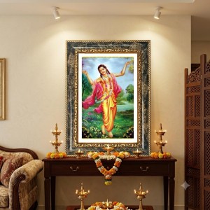 Hanuman Decorative Photo Frame With White Mount | Premium Wall & Tabletop Picture Frame | Home, Office & Temple Decoration | 12x16 Inch (Pack Of 1) (F32552) Hanuman Decorative Photo Frame With White Mount | Premium Wall & Tabletop Picture Frame | Home, Office & Temple Decoration | 12x16 Inch (Pack Of 1) (F32552)