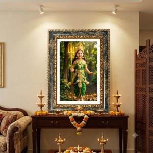 Trirupati Balajii Decorative Photo Frame With White Mount | Premium Wall & Tabletop Picture Frame | Home, Office & Temple Decoration | 12x16 Inch (Pack Of 1) (F31199) Trirupati Balajii Decorative Photo Frame With White Mount | Premium Wall & Tabletop Picture Frame | Home, Office & Temple Decoration | 12x16 Inch (Pack Of 1) (F31199)