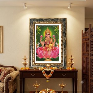 Parrot Decorative Photo Frame With White Mount | Premium Wall & Tabletop Picture Frame | Home, Office & Temple Decoration | 12x16 Inch (Pack Of 1) (F31335)