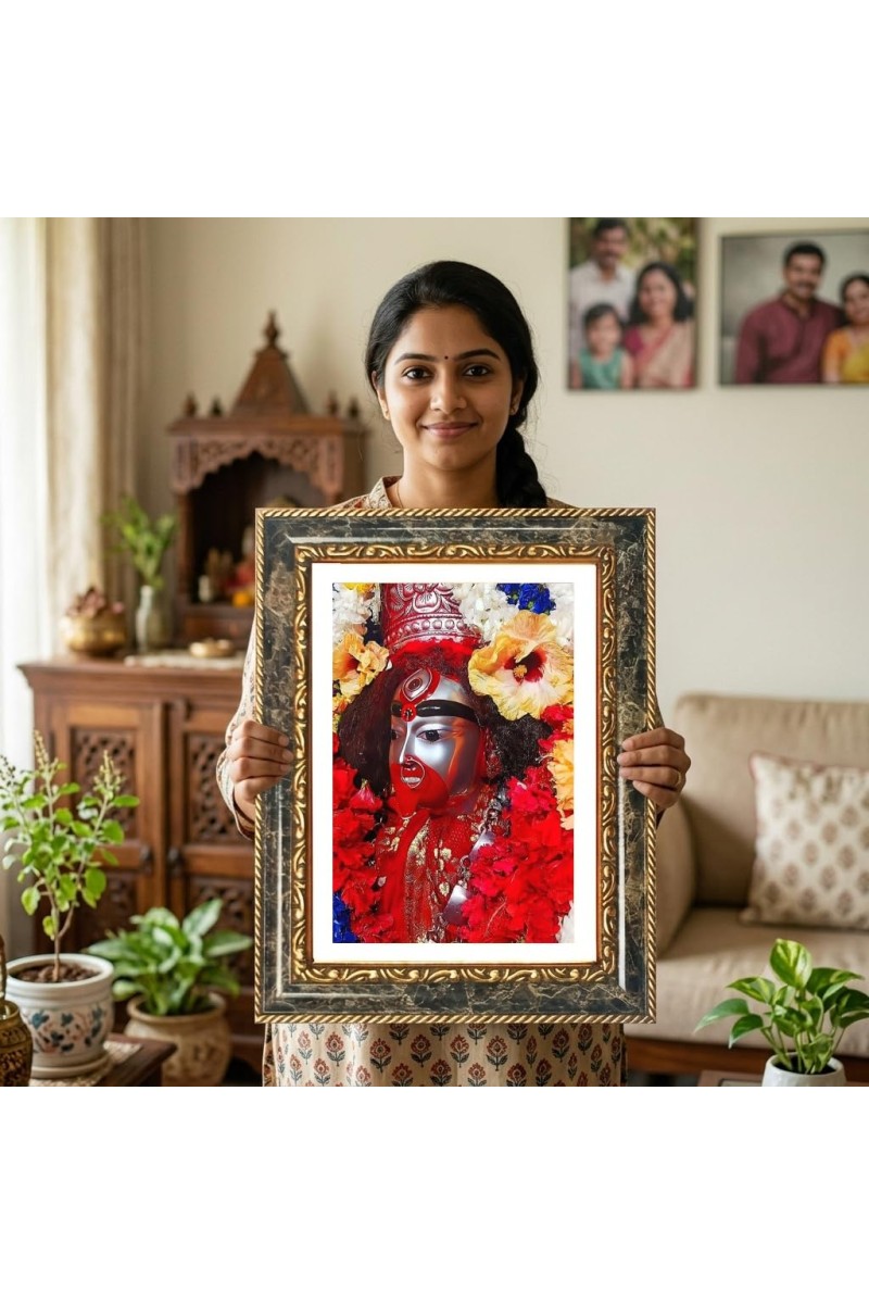 Sai Baba Decorative Photo Frame With White Mount | Premium Wall & Tabletop Picture Frame | Home, Office & Temple Decoration | 12x16 Inch (Pack Of 1) (F31134)