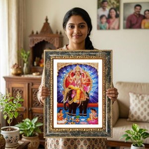 Radhaa Krishna Decorative Photo Frame With White Mount | Premium Wall & Tabletop Picture Frame | Home, Office & Temple Decoration | 12x16 Inch (Pack Of 1) (F31457) Radhaa Krishna Decorative Photo Frame With White Mount | Premium Wall & Tabletop Picture Frame | Home, Office & Temple Decoration | 12x16 Inch (Pack Of 1) (F31457)