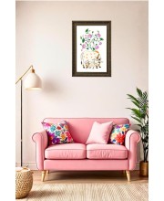 Vertical16X24 Inches Frame Big Photo Frame - 20x28 Inches For Home,Temple & Office Decoration (F10836)