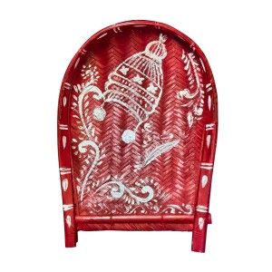 Handicrafts Bamboo Kulo Tray â€“ Handmade & Hand-Painted Soop/Kulo Basket with Traditional Art Design | DecorativeTray for Puja, Wedding Rituals, Home DÃ©cor, Storage & Gifting