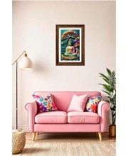 Vertical16X24 Inches Frame Big Photo Frame - 20x28 Inches For Home,Temple & Office Decoration (F10911)