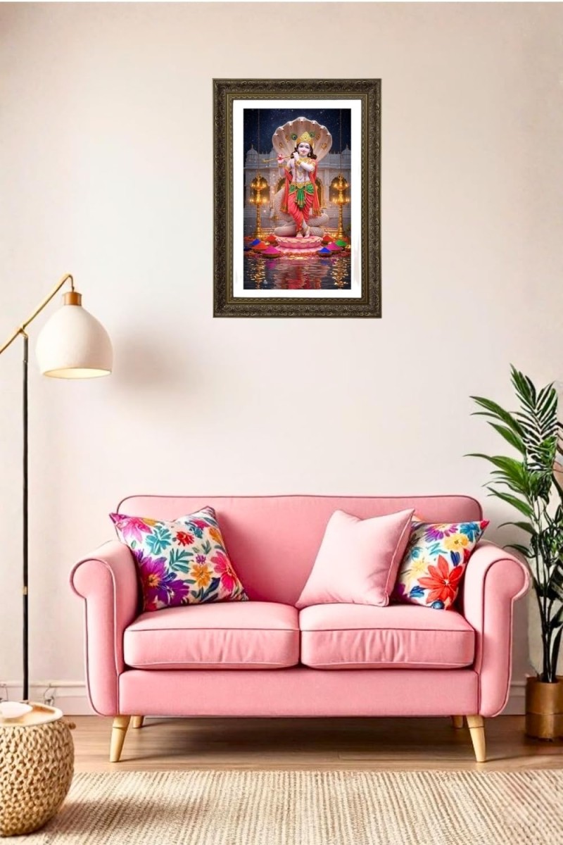 Vertical16X24 Inches Frame Big Photo Frame - 20x28 Inches For Home,Temple & Office Decoration (F10846)