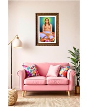 Vertical16X24 Inches Frame Big Photo Frame - 20x28 Inches For Home,Temple & Office Decoration (F10988)