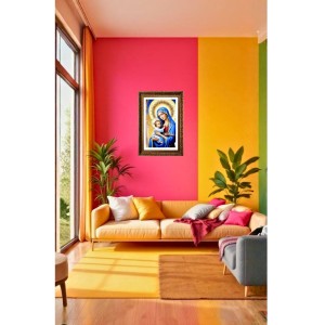Virgin Mary And Baby Jesus Big Photo Frame - 20x28 Inches For Home,Temple & Office Decoration (F11268) Virgin Mary And Baby Jesus Big Photo Frame - 20x28 Inches For Home,Temple & Office Decoration (F11268)