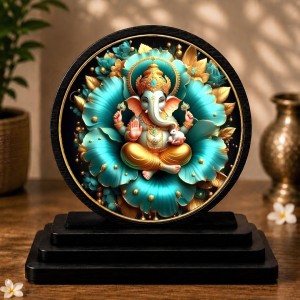 Car Dashboard Wooden Lord Ganeshaa Showpiece | 4 X 4.5 Inch Sublimation Printed Decorative Stand | 4 Mm MDF | Home Decor | Made in India (F33324) Car Dashboard Wooden Lord Ganeshaa Showpiece | 4 X 4.5 Inch Sublimation Printed Decorative Stand | 4 Mm MDF | Home Decor | Made in India (F33324)