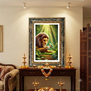 Venkateswara Decorative Photo Frame With White Mount | Premium Wall & Tabletop Picture Frame | Home, Office & Temple Decoration | 12x16 Inch (Pack Of 1) (F32417) Venkateswara Decorative Photo Frame With White Mount | Premium Wall & Tabletop Picture Frame | Home, Office & Temple Decoration | 12x16 Inch (Pack Of 1) (F32417)