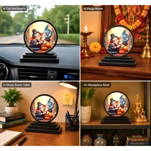 Car Dashboard Wooden Little Ganeshaa & Lord Shiva Showpiece | 4 X 4.5 Inch Sublimation Printed Decorative Stand | 4 Mm MDF | Home Decor | Made in India (F33329) Car Dashboard Wooden Little Ganeshaa & Lord Shiva Showpiece | 4 X 4.5 Inch Sublimation Printed Decorative Stand | 4 Mm MDF | Home Decor | Made in India (F33329)