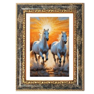 Sri Krishna Decorative Photo Frame With White Mount | Premium Wall & Tabletop Picture Frame | Home, Office & Temple Decoration | 12x16 Inch (Pack Of 1) (F33093) Sri Krishna Decorative Photo Frame With White Mount | Premium Wall & Tabletop Picture Frame | Home, Office & Temple Decoration | 12x16 Inch (Pack Of 1) (F33093)