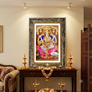 Saraswati Decorative Photo Frame With White Mount | Premium Wall & Tabletop Picture Frame | Home, Office & Temple Decoration | 10x14 Inch (Pack Of 1) (F31583) Saraswati Decorative Photo Frame With White Mount | Premium Wall & Tabletop Picture Frame | Home, Office & Temple Decoration | 10x14 Inch (Pack Of 1) (F31583)