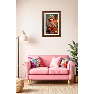 Vertical16X24 Inches Frame Big Photo Frame - 20x28 Inches For Home,Temple & Office Decoration (F10907)