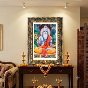 Sage Portrait Decorative Photo Frame With White Mount | Premium Wall & Tabletop Picture Frame | Home, Office & Temple Decoration | 10x14 Inch (Pack Of 1) (F33068)
