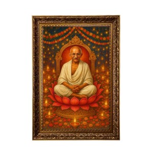 Mahatma Gandhi Big Photo Frame - 20x28 Inches For Home,Temple & Office Decoration (F11174) Mahatma Gandhi Big Photo Frame - 20x28 Inches For Home,Temple & Office Decoration (F11174)